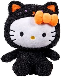 Hello Kitty Black Cat Plush Toy Halloween by Sanrio New with Tag - Picture 1 of 2