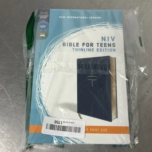 NIV Bible for Teens, Thinline Edition, Zondervan, 2011 Blue Cover New Student - Picture 1 of 3