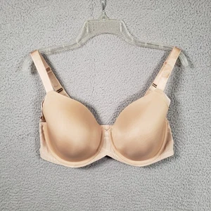 Paramour by Felina Marvelous Side Smoothing T-Shirt Bra 38D Beige 245033 - Picture 1 of 10