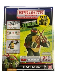 2015 Bandai Sprukits Teenage Mutant Ninja Turtles Raphael Modellbausatz Figur NEU! - Bild 1 von 2