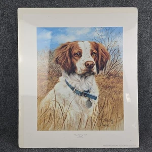 Impresión de perro firmada por James H. Killen "That's My Dog Too" Brittany Spaniel 1992 - Imagen 1 de 7