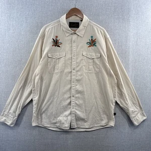 Camisa a Presión Howler Bros Gaucho Para Hombres XL Beige Planta de Agave Manga Larga RETIRADA* - Imagen 1 de 19