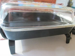 Vintage Presto Wee Fry Skillet Electric Glass Lid Model 01/WFS1 - Picture 1 of 11