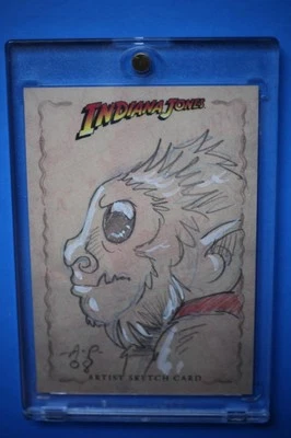 2008 Indiana Jones Heritage 1/1 Artist Sketch Card 1/1 - Image 1 of 2
