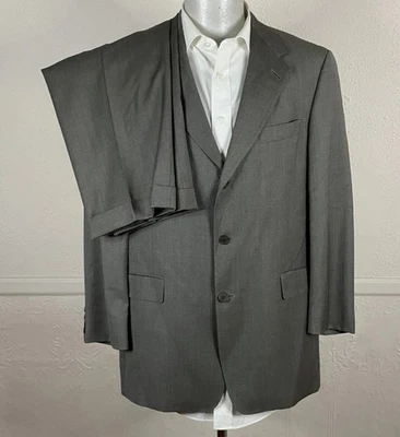 Hart Shaffner Dos Piezas Dillard's, Hecho en EE. UU., Chaqueta Hombre 43R, Pantalones 38 Pulgadas Wais Foto 1 de 4