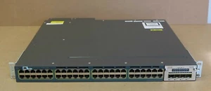 Cisco WS-C3560X-48U-E 48x 1GbE Ports UPOE IP Services L3 Managed 1U Switch - Picture 1 of 5