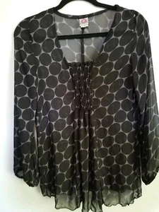 JW San Francisco Japanese Weekend Maternity Size 8 Tunic Top shirt Printed Boho - Picture 1 of 6