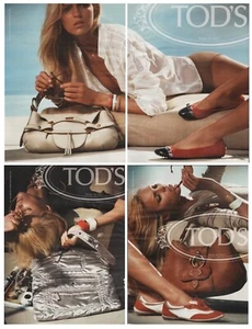 2007 Original 4 piezas TOD'S Ropa para mujer Moda Accesorios Anuncio impreso - Imagen 1 de 5