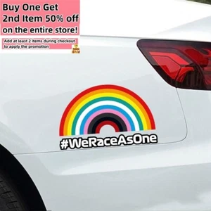 We Race As One - Auto Decal Formula 1 Racing Sport Car Truck SUV Window Sticker - Bild 1 von 4