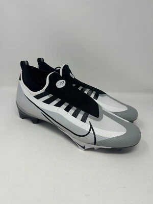 Nike Vapor Edge Pro 360 White Black Pure Platinum Cleats DQ3670-100 Mens Size 15 - Image 1 of 4