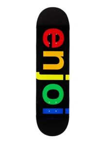 Enjoi Spectrum Skateboard Deck 8.50" Black