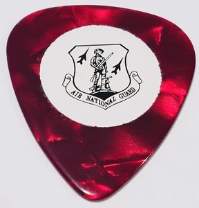 US ANG RED Guitar Pick - Picture 1 of 3