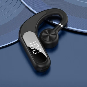 Bluetooth 5.3 Headset TWS Wireless Earphones Earbuds Stereo Headphones Ear-Hook - Picture 1 of 18