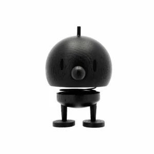 Hoptimist decorative figure Bumble M Black Stained Oak, wobble figure, oak wo... - Picture 1 of 2