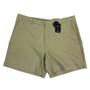 Alfani Mens Updated Tech Performance 6" Shorts Tan Brown 38 - Picture 1 of 4