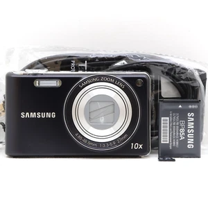 Samsung PL221 16.1MP Compact Digital Camera Black Tested Boxed Complete Kit VGC - Picture 1 of 15