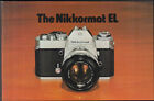 Nikkormat EL SLR 35 mm brochure de vente 1971