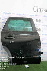 PORTA PORTIERA SPORTELLO POSTERIORE DESTRO DX CITROEN C3 AIRCROSS 2021 NERO - Bild 1 von 15