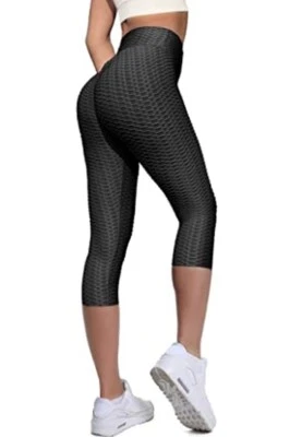 Wholesale Women's Scrunch Butt Lifting Leggings, High Waist Yoga Booty Pants - Image 1 of 4