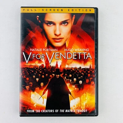 V for Vendetta (Full Screen Edition) DVD Natalie Portman, Hugo Weaving - Image 1 of 2