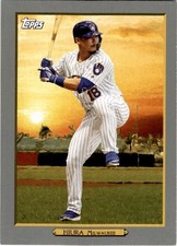 2020 Topps Series 1 - Turkey Red #TR-80 Keston Hiura - Milwaukee Brewers