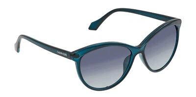 Óculos de Sol Feminino Calvin Klein Azul Cristal Olho de Gato - CK19534S-430 - Imagem 1 de 3