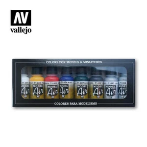 AIRBRUSH PAINTS - VALLEJO MODEL AIR BASIC COLOR KIT (8 x 17ML BOTTLES) - 71.174 - Picture 1 of 1