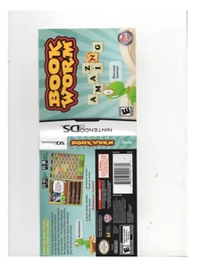 Book Worm Nintendo DS ARTWORK ONLY Authentic Original - Picture 1 of 1