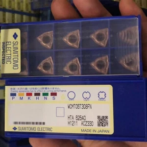 10pcs WCMT06T308FN ACZ330 SUMITOMO Tools CNC blade Carbide Inserts Original - Picture 1 of 2