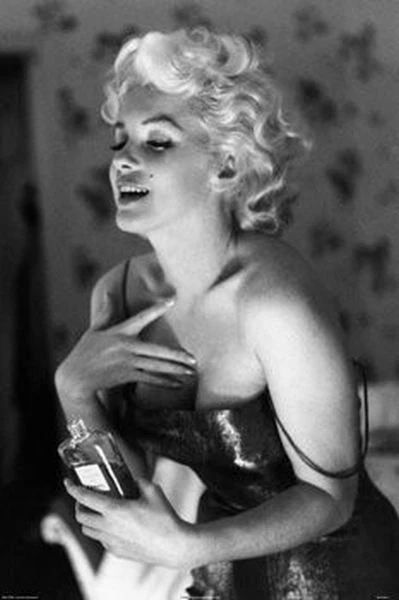 MARILYN MONROE - CHANEL NO 5 POSTER - 24x36 SHRINK WRAPPED - PERFUME SEXY 36445