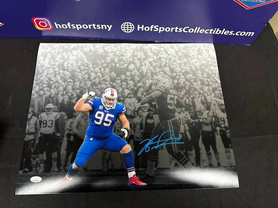 HALL OF FRAMES SPORTS COLLECTIBLES KYLE WILLIAMS BUFFALO BILLS SIGNED SPOTLIGHT 16X20 PHOTO - JSA