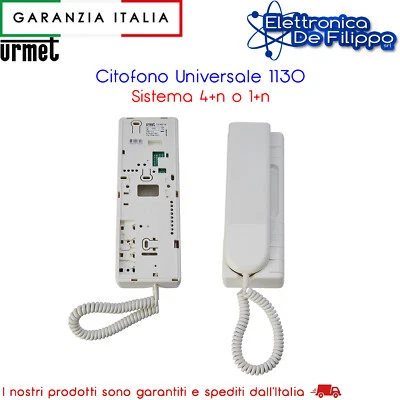 Citofono Universale 1130, Sistema 4-n o 1-n - Immagine 1 di 4