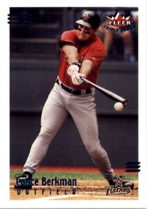 2002 Fleer Triple Crown RBI Parallel Astros Baseball Card #60 Lance Berkman /126