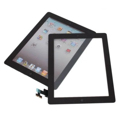 Digitalizador de pantalla táctil de vidrio con conjunto de botón de inicio para iPad 2 2da generación negro EE. UU. Foto 1 de 4