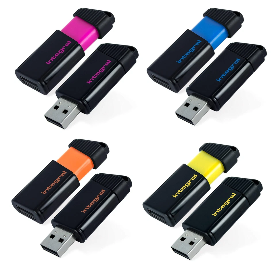 Integral USB Flash Drive Pen Drive Memory Stick 2.0 Pulse 8GB 16GB 32GB 64GB - Image 1 of 1