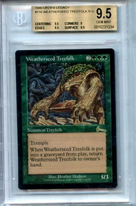 MTG Urza's Legacy Weatherseed Treefolf BGS 9.5 WOTC Magic card 1334 - Picture 1 of 3