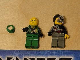 Lego Ninjago Lloyd Minifigure Cyborg Mini Figure-Incomplete   Instructions