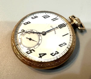 Illinois 17 Jewels Goldfilled Gr. 12 Taschenuhr um 1922 - Bild 1 von 9