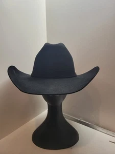 Stetson 4 X BEAVER Cowboy hat size 7.25 Black - Picture 1 of 12
