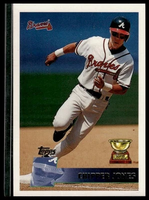 1996 Topps Chrome #52 Chipper Jones - Image 1 of 2