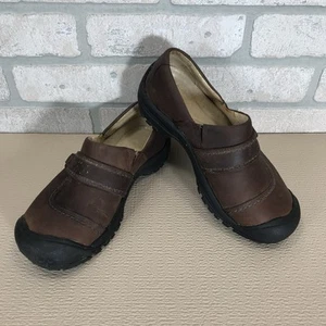 Keen Kaci Leder Slipper Schuhe Damen EU 37 US 6,5/7 Braun Freizeit Komfort - Bild 1 von 9