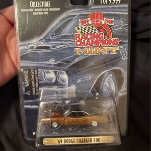 Racing Champions Mint '69 Dodge Charger 500 Gold 1:64 Diecast Car - Picture 1 of 2