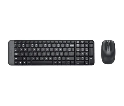 Logitech MK220 Space-Saving Wireless Keyboard & Mouse Combo 10m Range, Spanish - Image 1 of 4