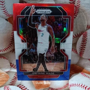 Panini Select 2021-22 rojo blanco y azul Prizm - Dwyane Wade #269 - Miami Heat - Imagen 1 de 2