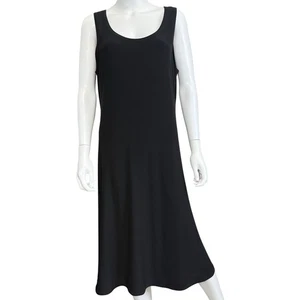 Sympli Trägerkleid Damen 14 schwarz ärmellos Midi Stretch Polyester Kanada - Bild 1 von 6