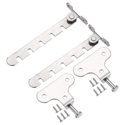 Window Restrictor Latch with 5 Slots Pack of 2 Small Hole Limiter,Silver Foto 1 de 4