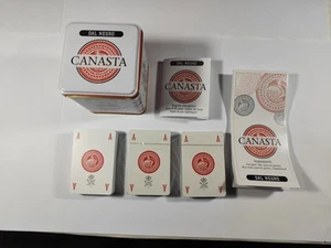 162 carte Da Canasta Dal negro, in TRIPLEX TELATO, Vecchia Produzione, NUOVE!!! - Foto 1 di 9