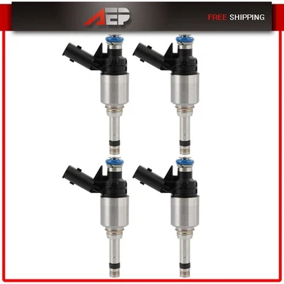 4 inyectores de combustible para Hyundai Santa Fe 2019-2020 Sonata 2015-2019 2,4 L Foto 1 de 4