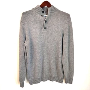 De Colección Gap Suéter Hombres L 1/4 Botón Pescador Abuelo Aire Libre Clásico Vestido Occidental - Imagen 1 de 13
