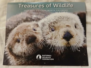 2026 Treasures of Wildlife WALL CALENDAR National Wildlife Federation - Picture 1 of 2